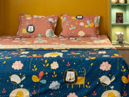 Cotton Bedsheet + AC Blanket Combo Pack - (Combo 24 - Lion King Terra + Lion King Terra) Online Sale