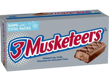 3 MUSKETEERS Candy Milk Chocolate Bars, Full Size, 1.92 oz Bar (Pack of 36) Box Cheap