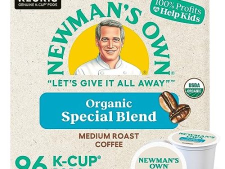 Newman s Own Organics Special Blend Keurig Single-Serve K-Cup Pods, Medium Roast Coffee, 96 Count (4 Packs of 24) Online