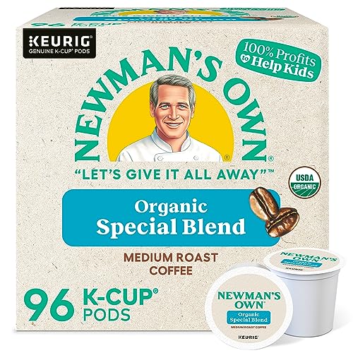 Newman s Own Organics Special Blend Keurig Single-Serve K-Cup Pods, Medium Roast Coffee, 96 Count (4 Packs of 24) Online