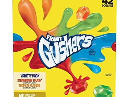 Fruit Fruit Fruit Gushers Variety Pack, Strawberry Splash & Tropical (42 ct.) A1 Online Hot Sale