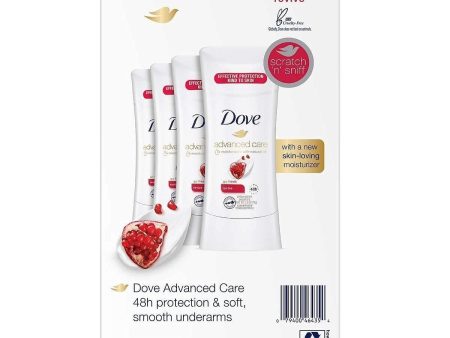 Dove Advanced Care Antiperspirant, 2.6 Ounce (Pack of 4) on Sale