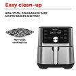 Instant Vortex Plus 4QT Air Fryer, Custom Program Options, 6-in-1 Functions Crisps, Broils, Roasts, Dehydrates, Bakes, Reheats, 100+ In-App Recipes, from the Makers of Instant Pot, Stainless Steel Supply