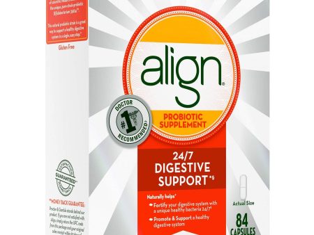 Align Daily Probiotic Supplement Capsules, White, 84 Count Sale