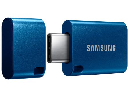 Samsung Type-C™ USB Flash Drive, 256GB, Transfers 4GB Files in 11 Secs w Up to 400MB s 3.13 Read Speeds, Compatible w USB 3.0 2.0, Waterproof, 2022, Blue, MUF-256DA AM Hot on Sale