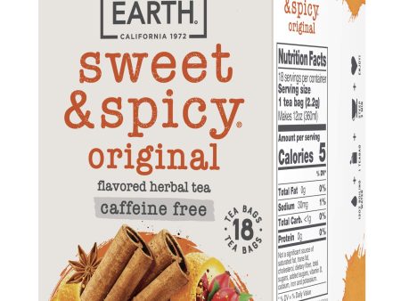 Good Earth Herbal Tea, Sweet & Spicy, Caffeine Free, Packaging May Vary, 18 Count, Pack of 3 Online Sale